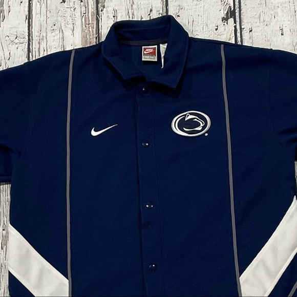 Penn State University Nittany Lion Nike NCAA Stitched Basketball Warmup Jersey - Picture 3 of 8